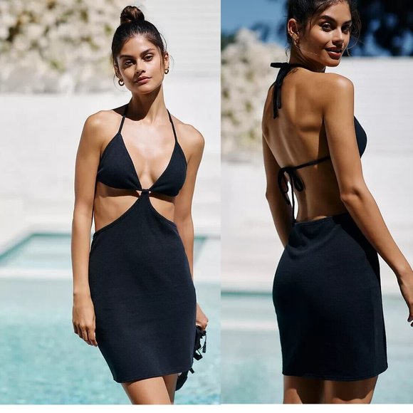 By Anthropologie Cutout Mini Dress